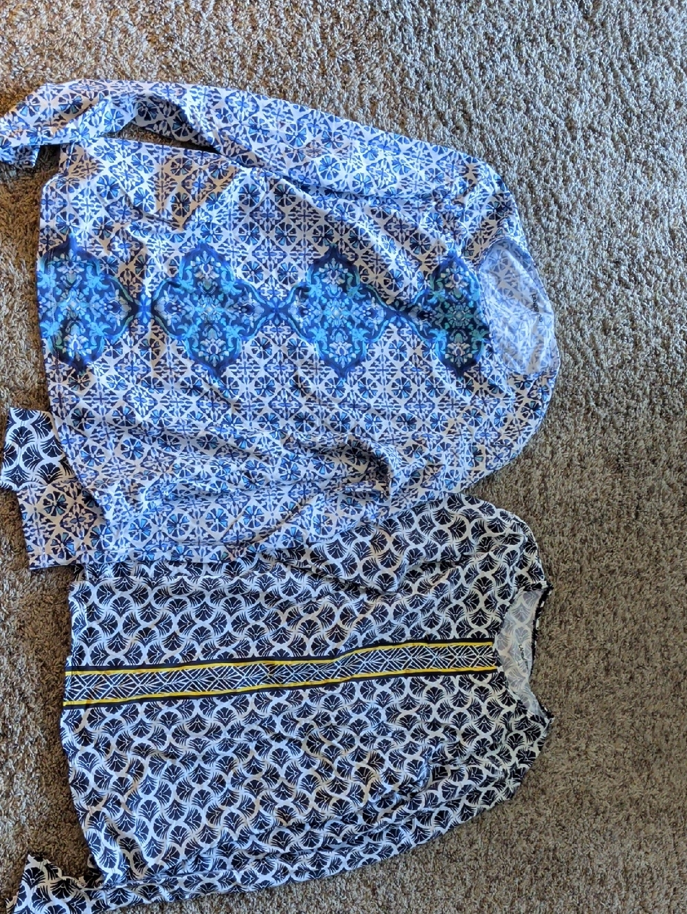 Set Of 2.Lands' End Women's Rash Uards. Size S. EUC